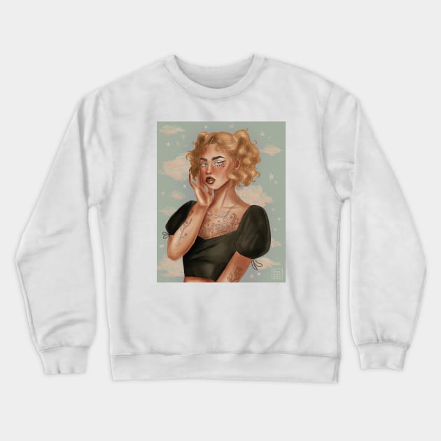 Call me angel Crewneck Sweatshirt by SosiCreatesArt